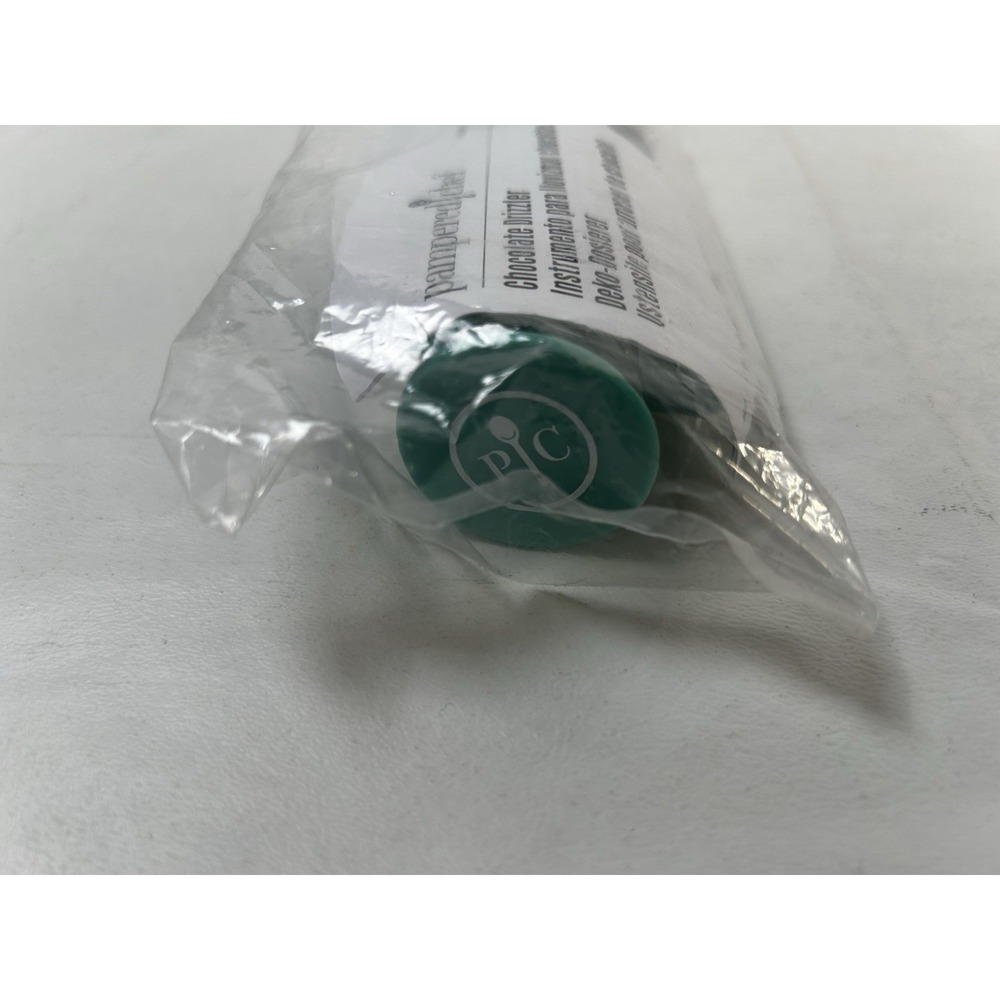 NIB Pampered Chef Chocolate Drizzler Tool Teal Green Sealed Package #1458 Baking